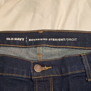 Old Navy Blue Boyfriend Jeans Relaxed Fit